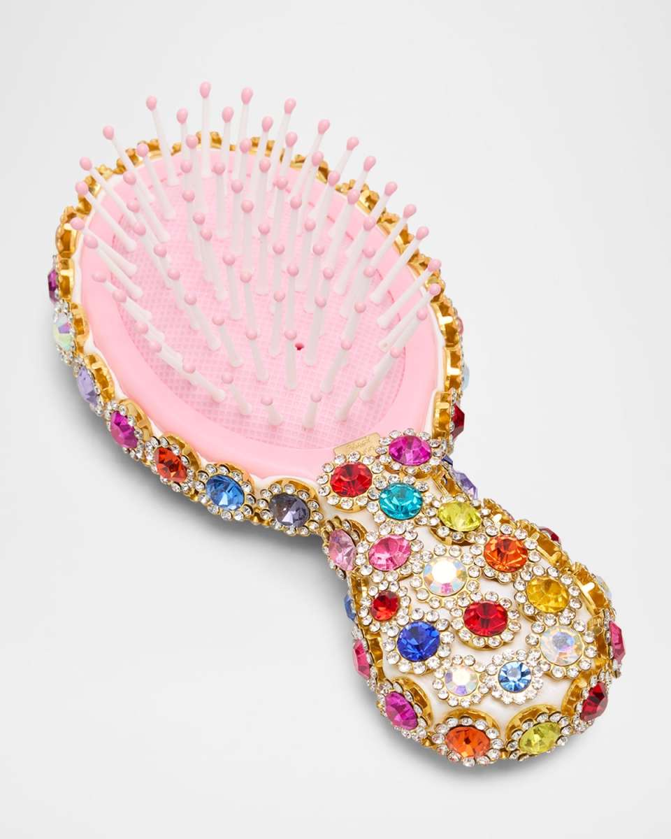 Girl's Rainbow Crystal Brush